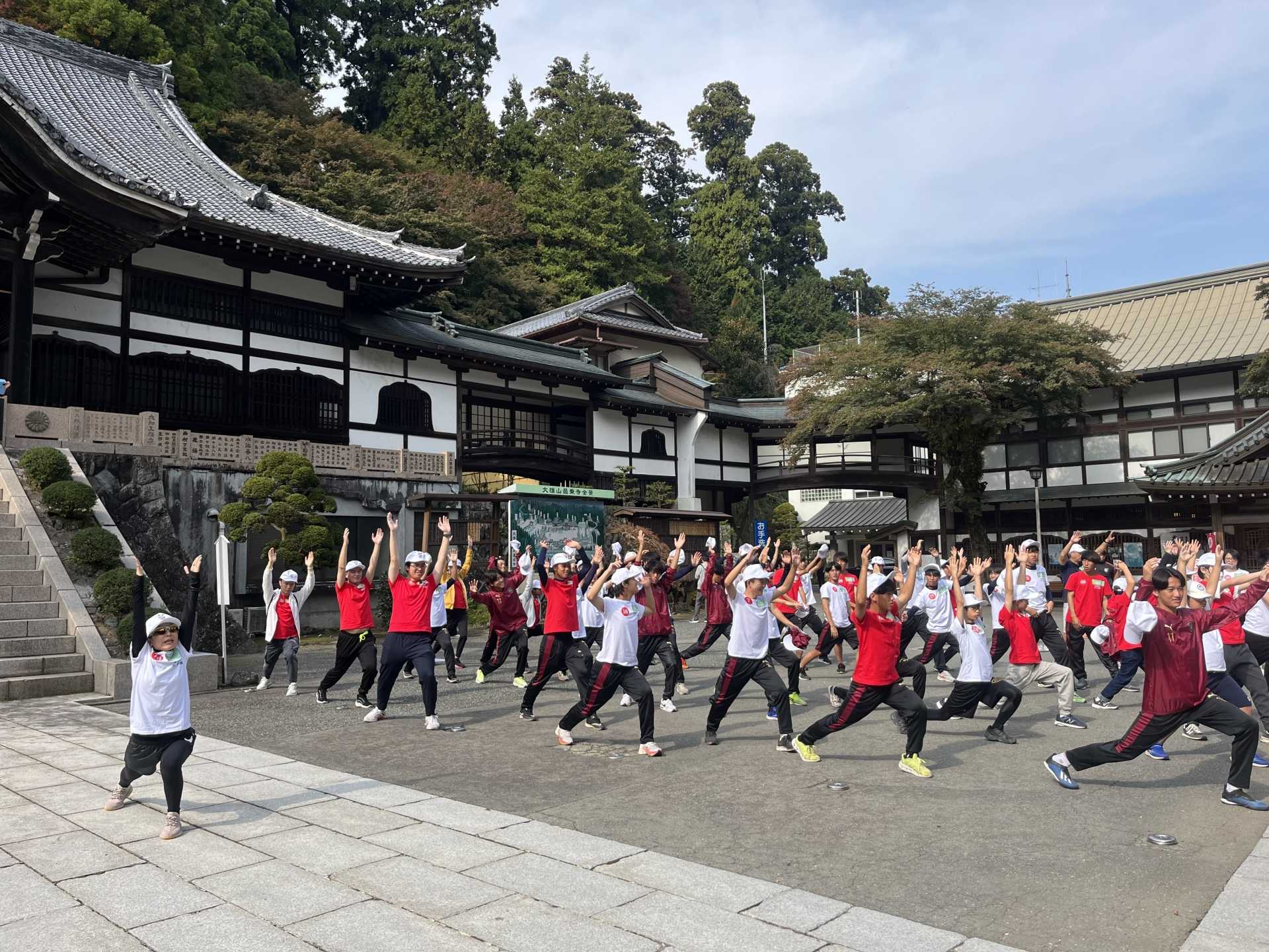 サッカー部1年生 日中青少年FUN RUN大会参加