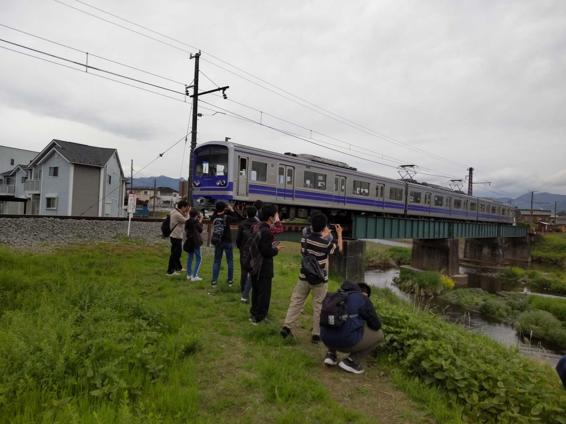 大雄山線、静岡鉄道の撮影会
