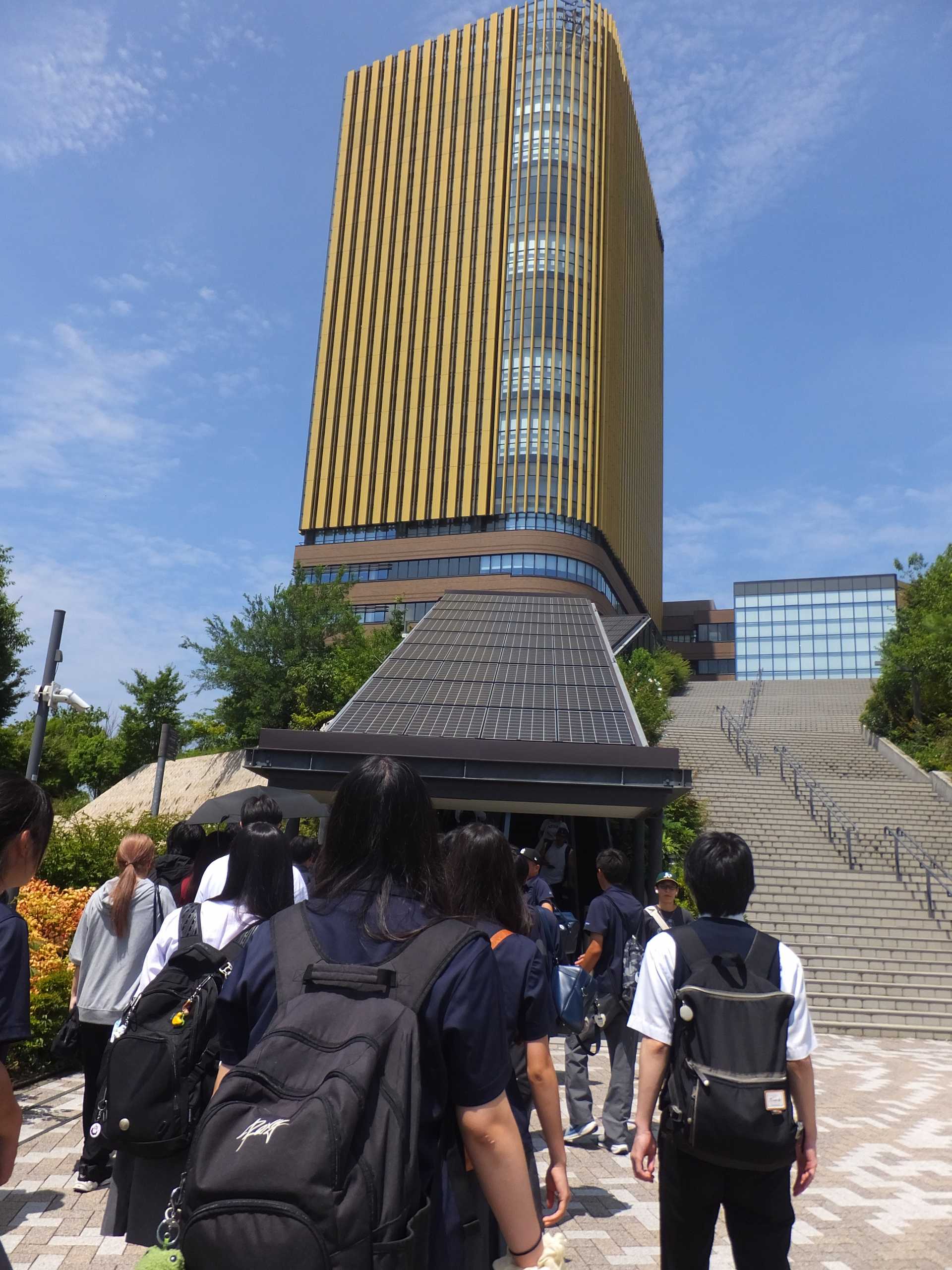 進学コース１年　キャンパス見学　