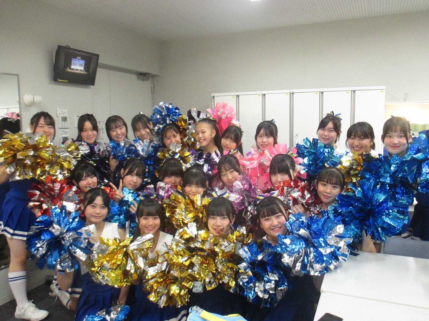 チアダンス部　学校説明会の様子