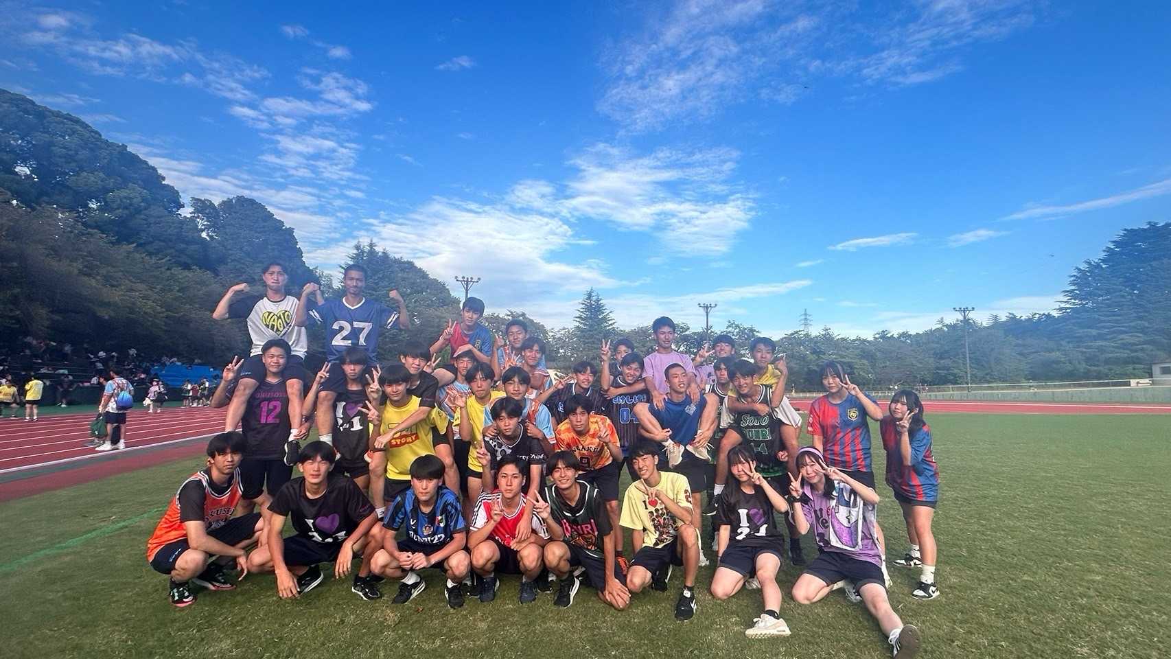 男子バレーボール部　体育祭クラブ対抗リレーで1位！