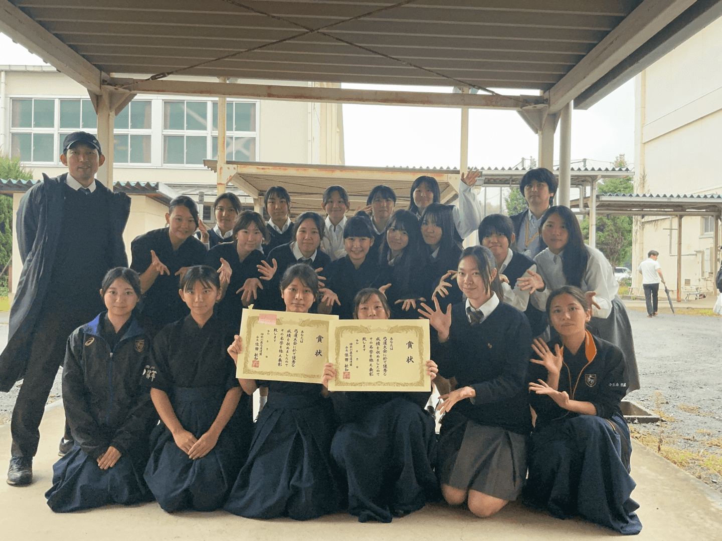 弓道部 県大会個人の部 米原選手5位!澤内選手6位入賞!