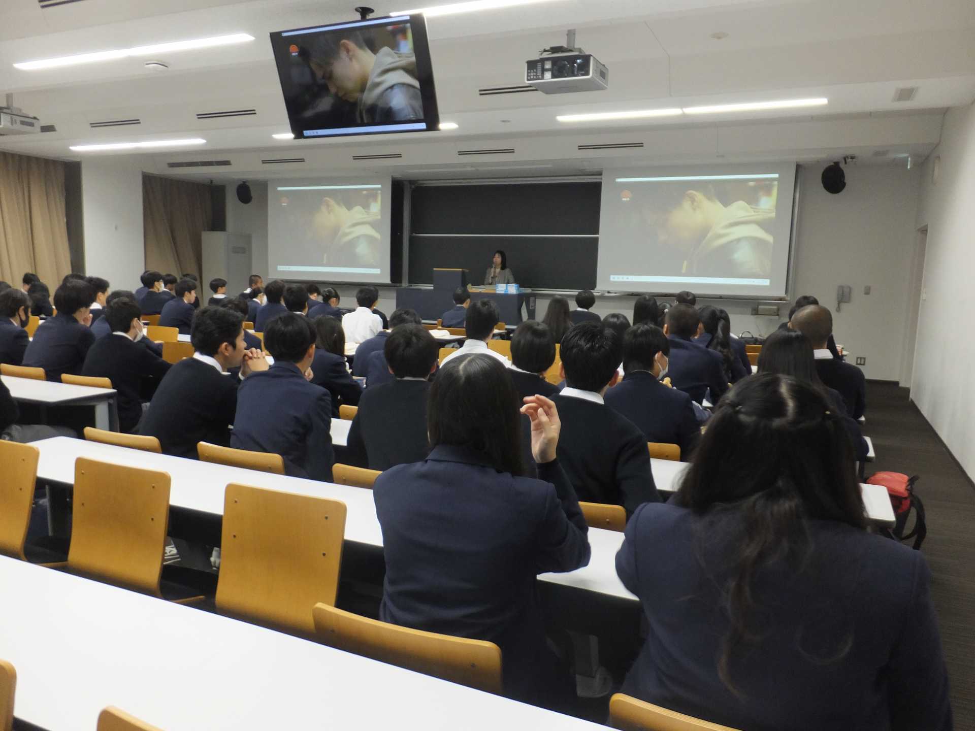 文理コース１年生　大学見学