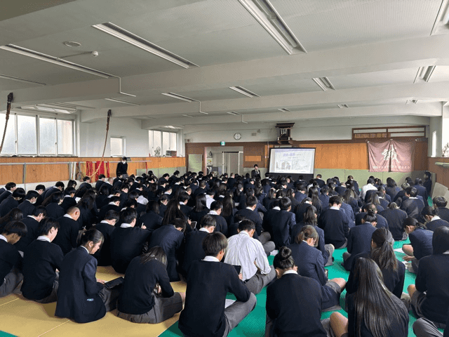 文理1年生 進路講演会