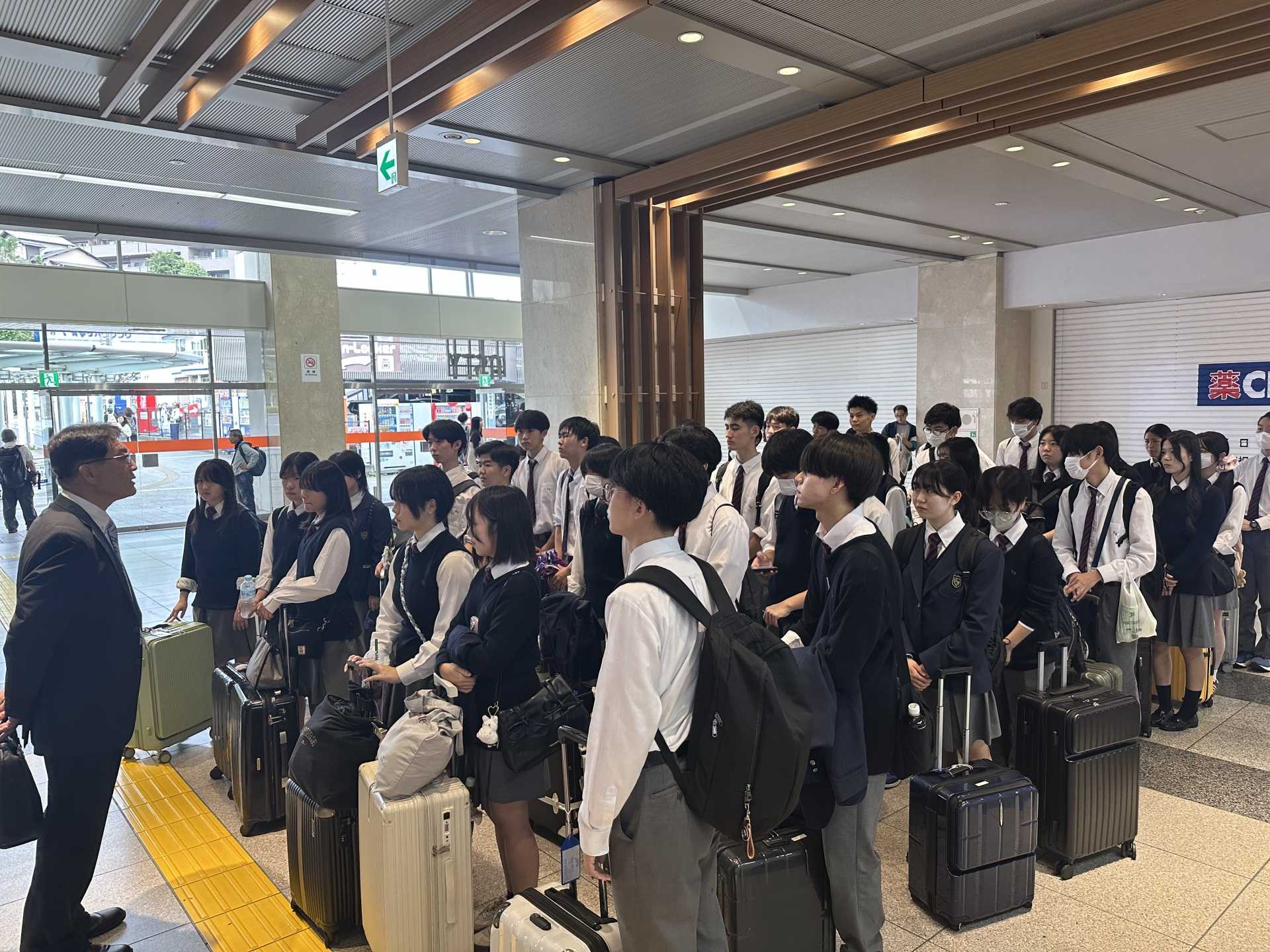 特進コース 地域研修旅行1日目