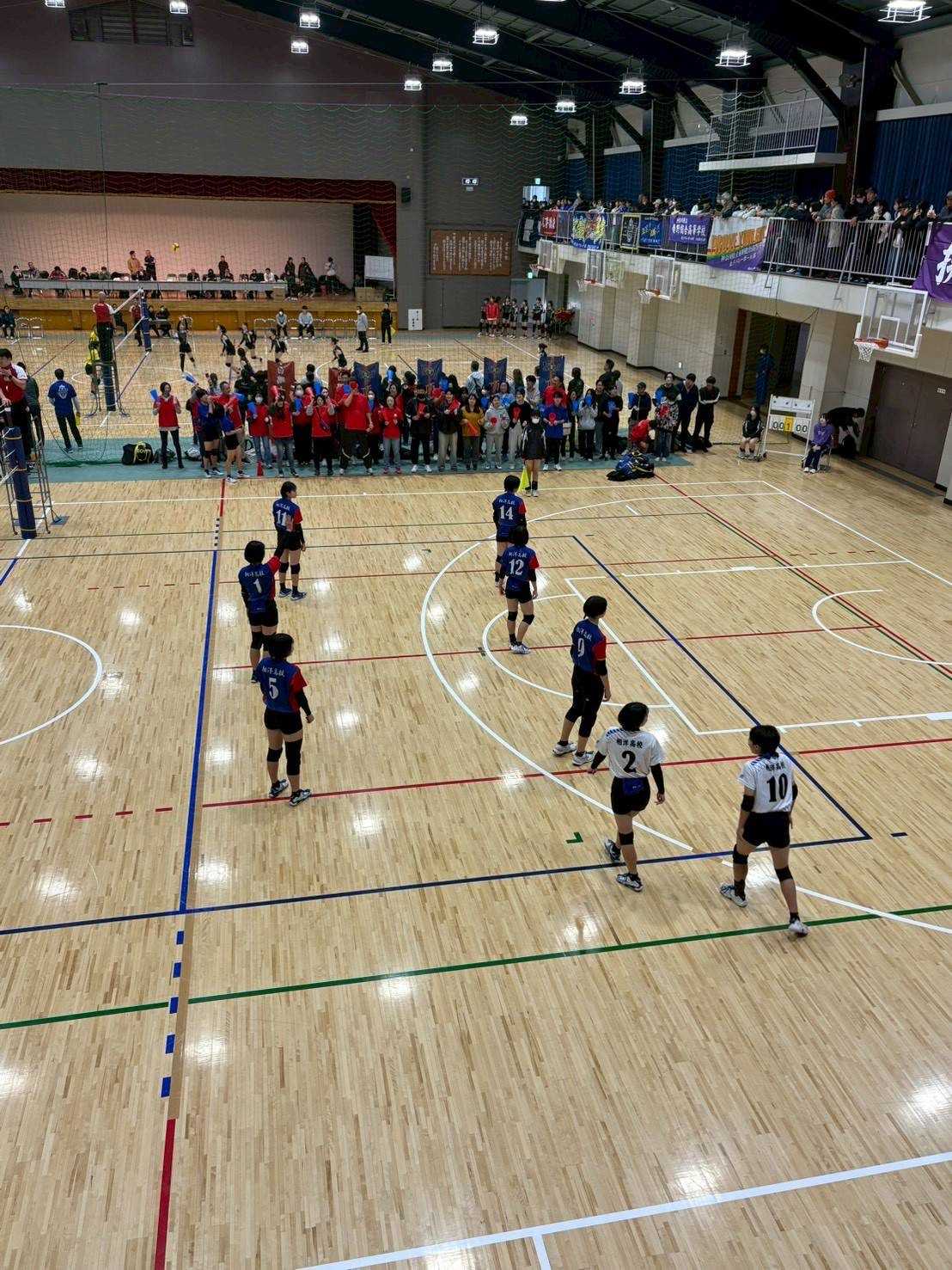 バレーボール（女）部の活動の様子