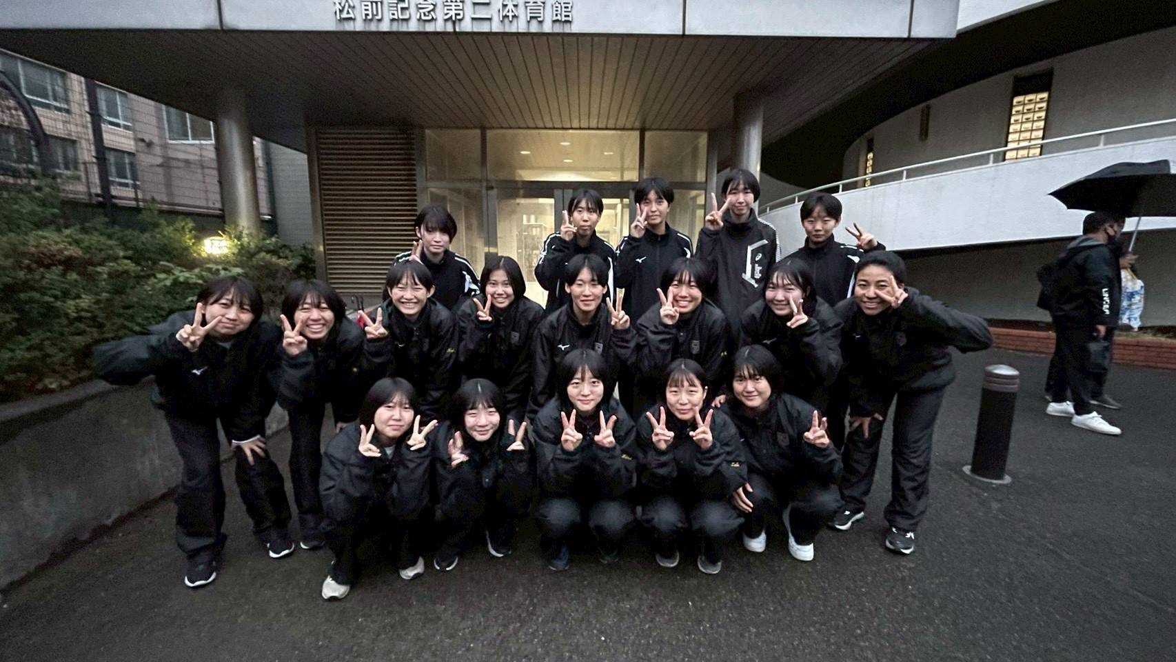 バレーボール（女）部の活動の様子