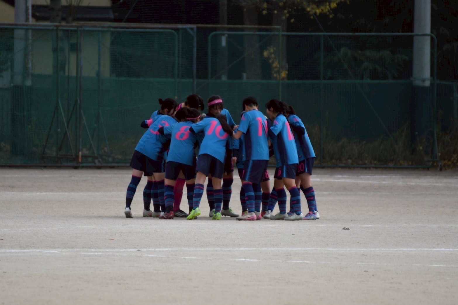女子サッカー部の活動の様子