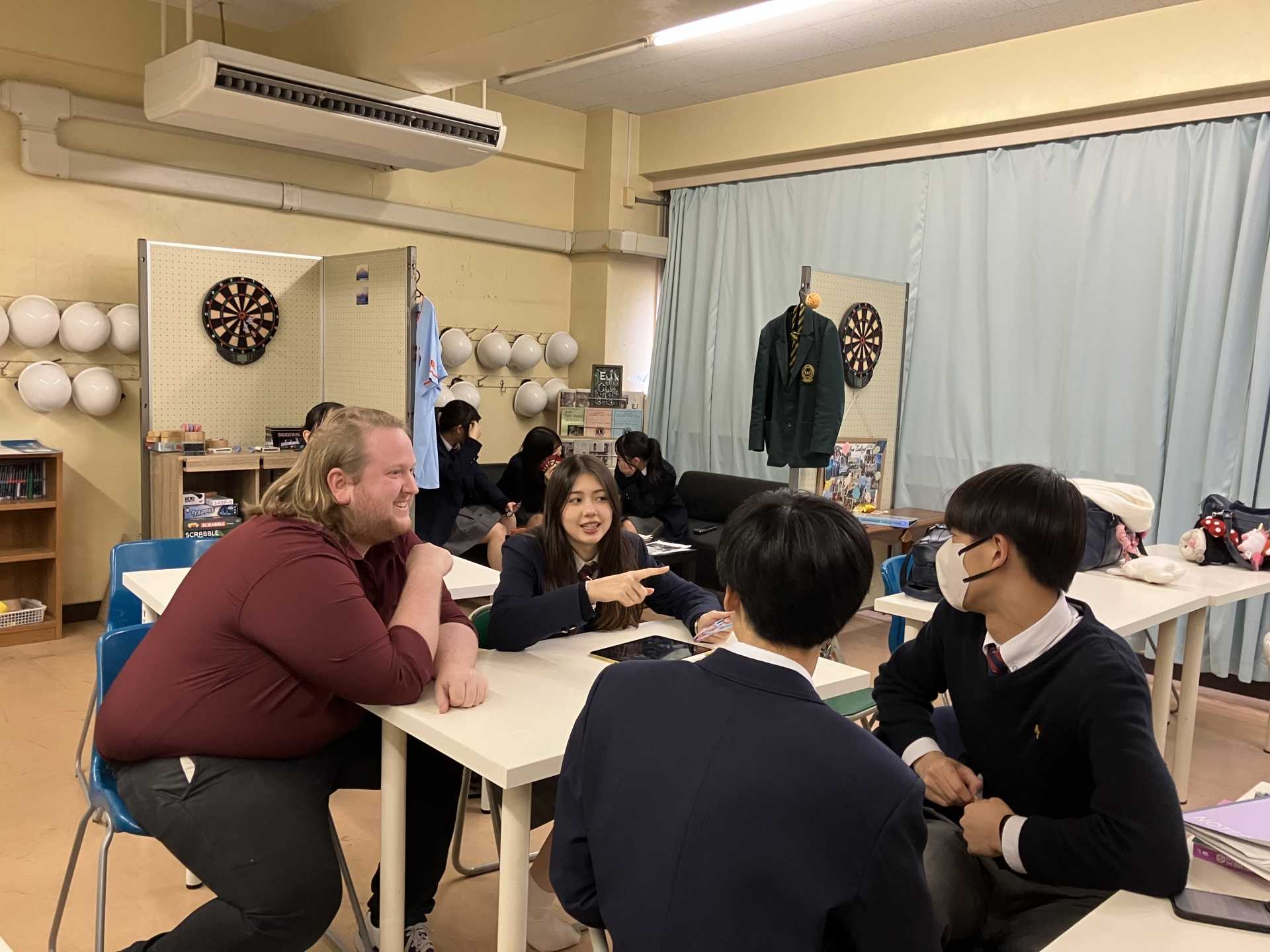 英語部の活動の様子